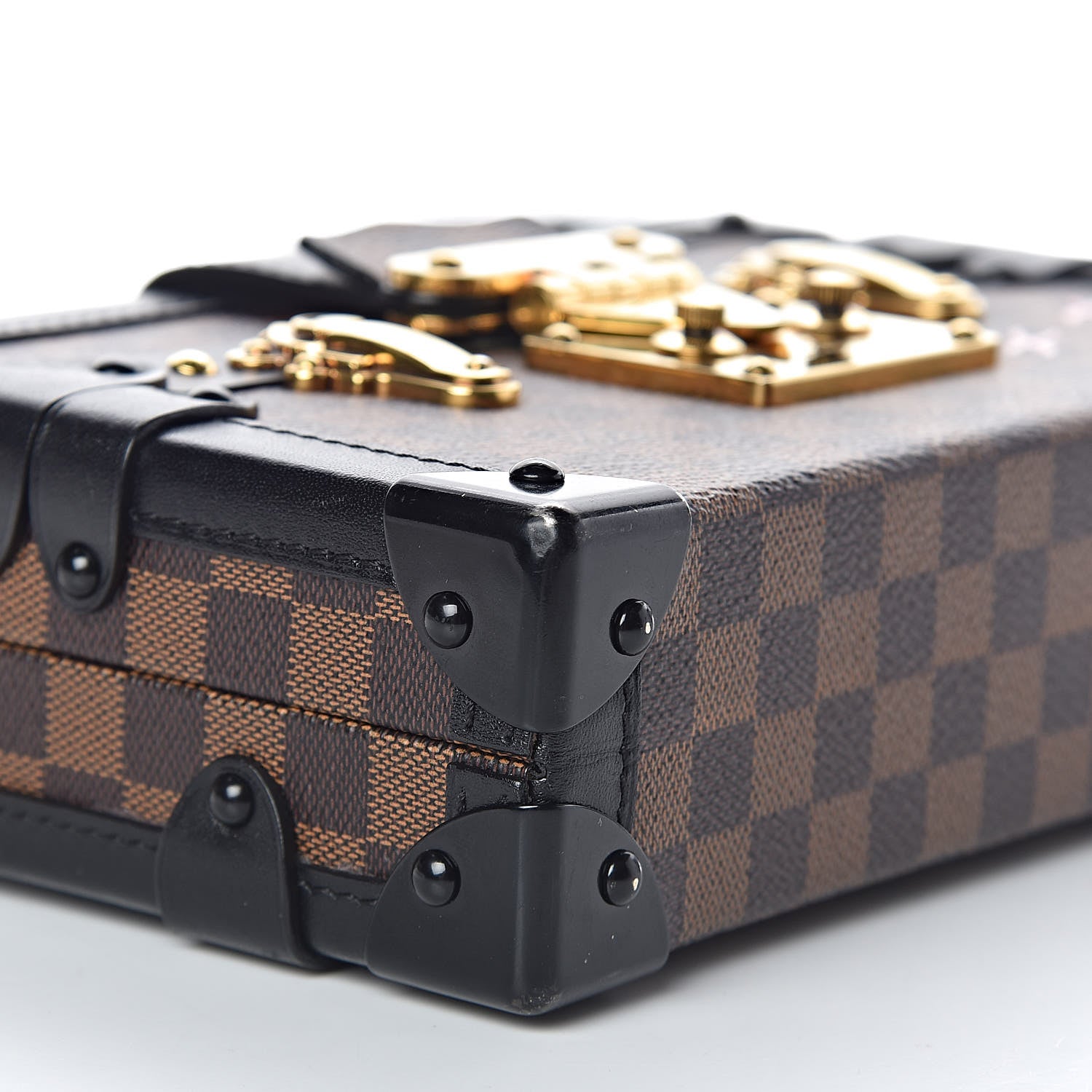 Louis Vuitton Damier Ebene Petite Malle Black 9 of 11