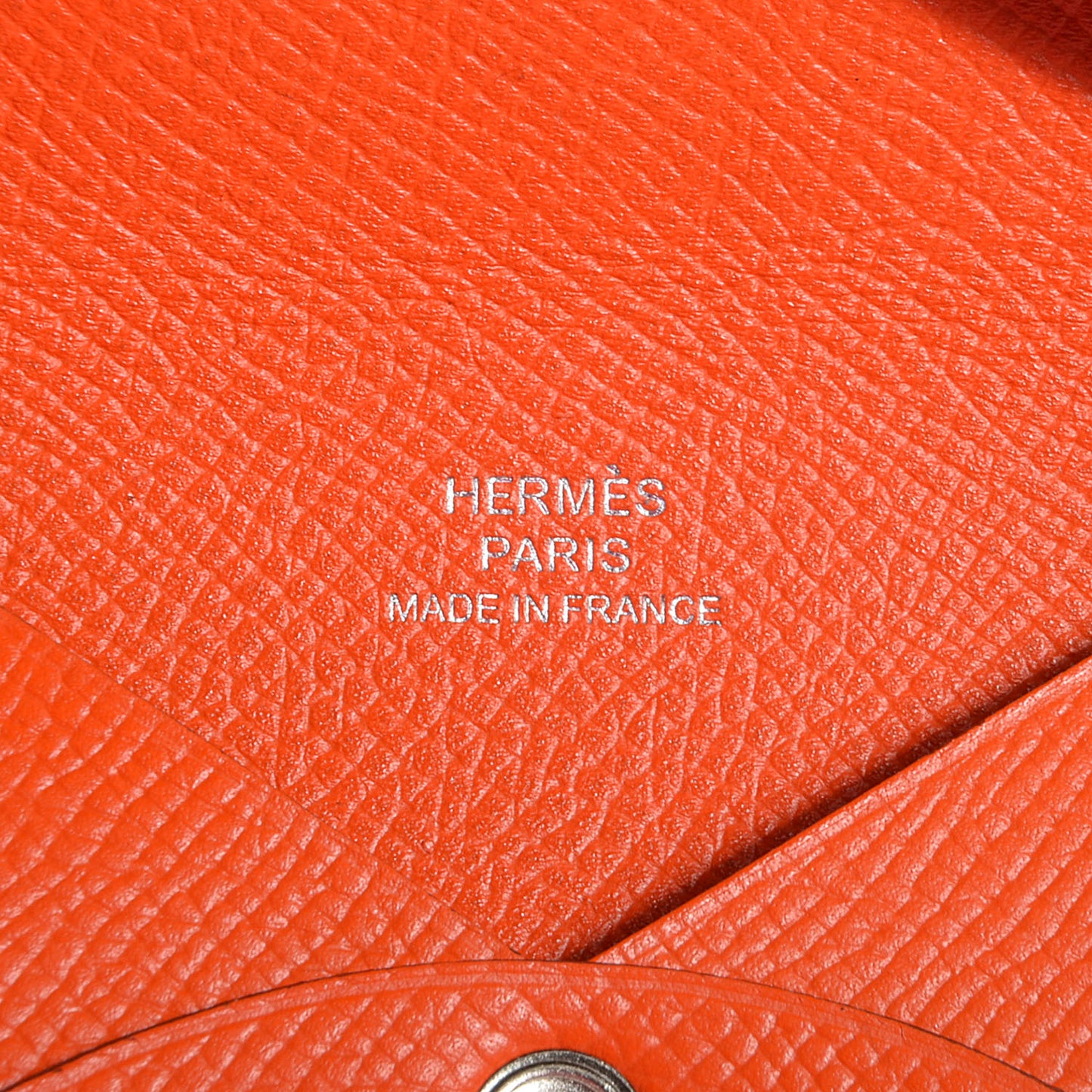 Epsom Calvi Card Case Orange