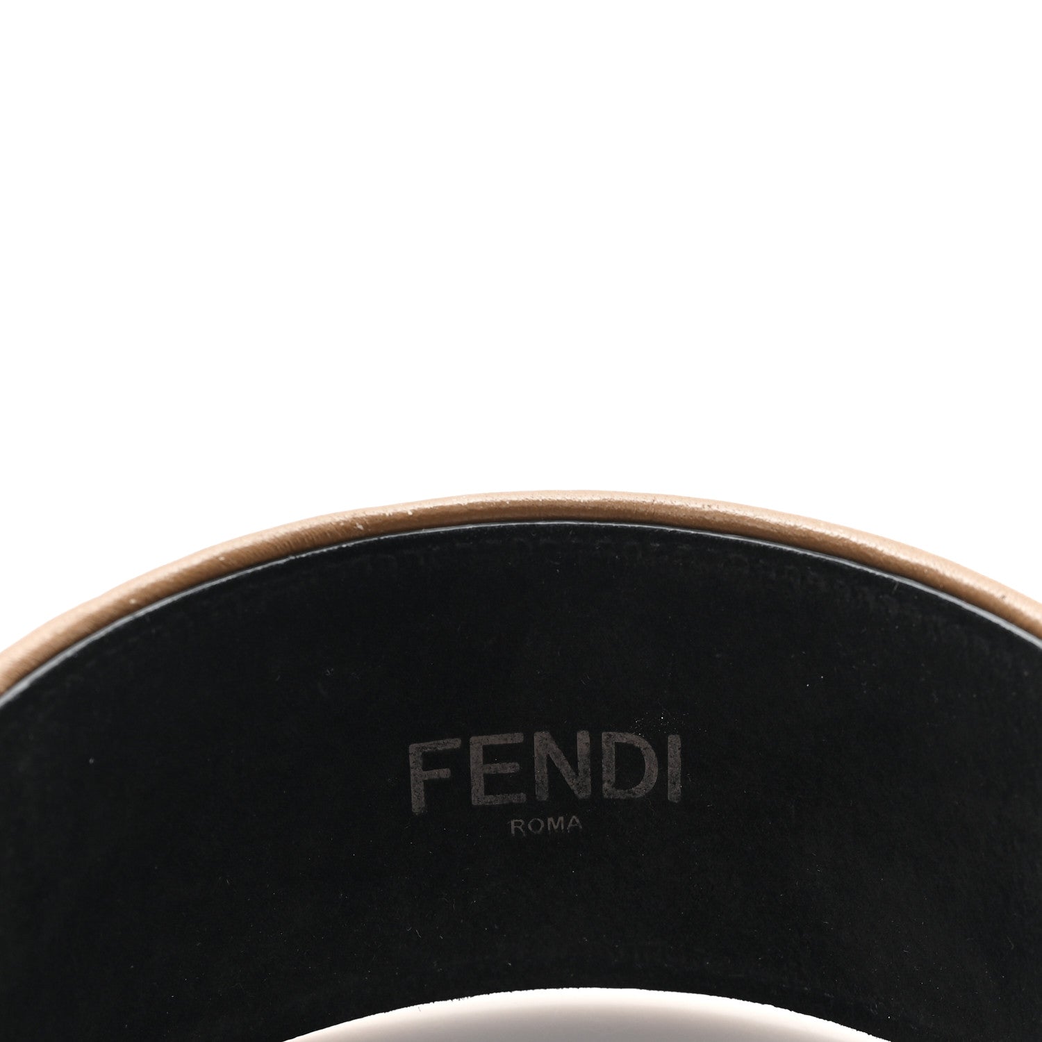 Fendi Canvas FF Logo Headband Tobacco 4 of 5
