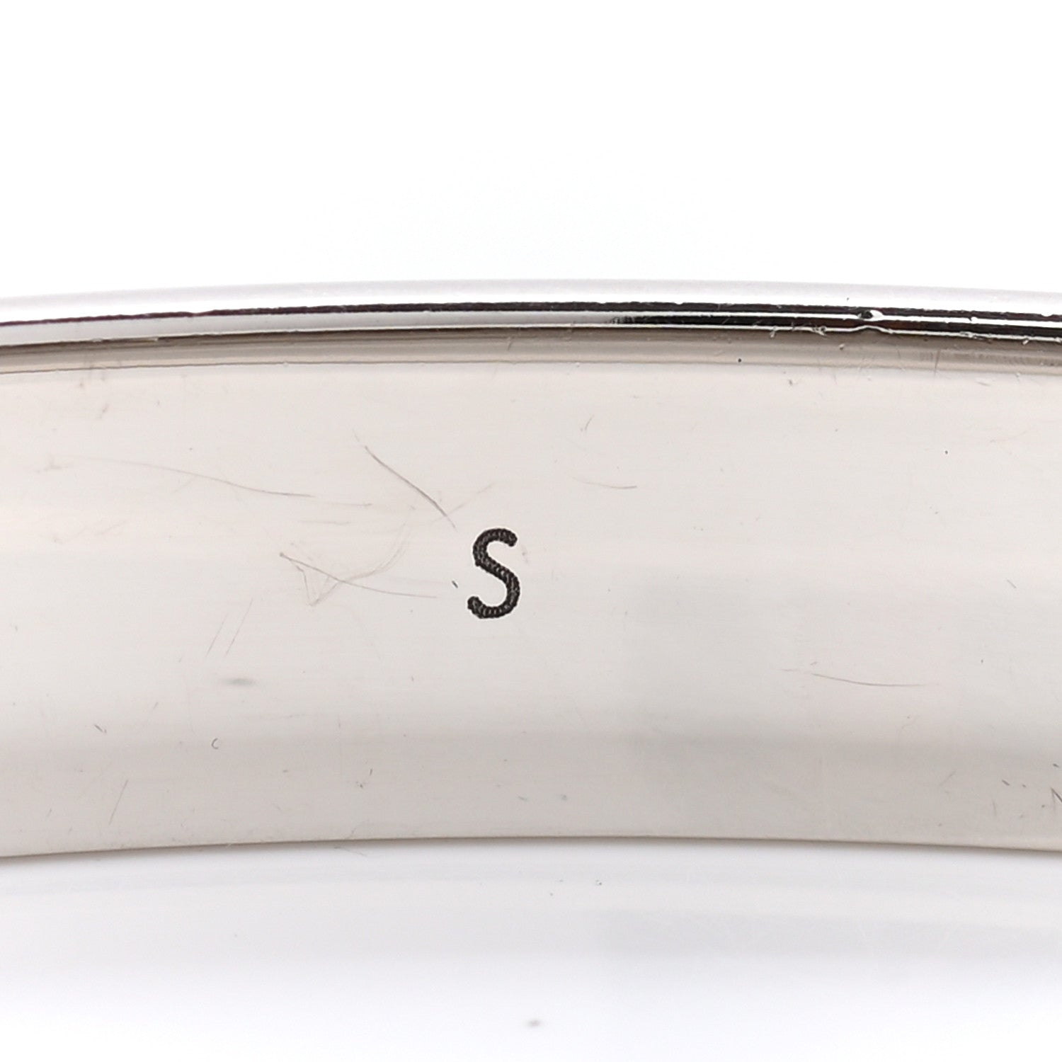 Louis Vuitton Palladium Monogram Nanogram Cuff S 5 of 6