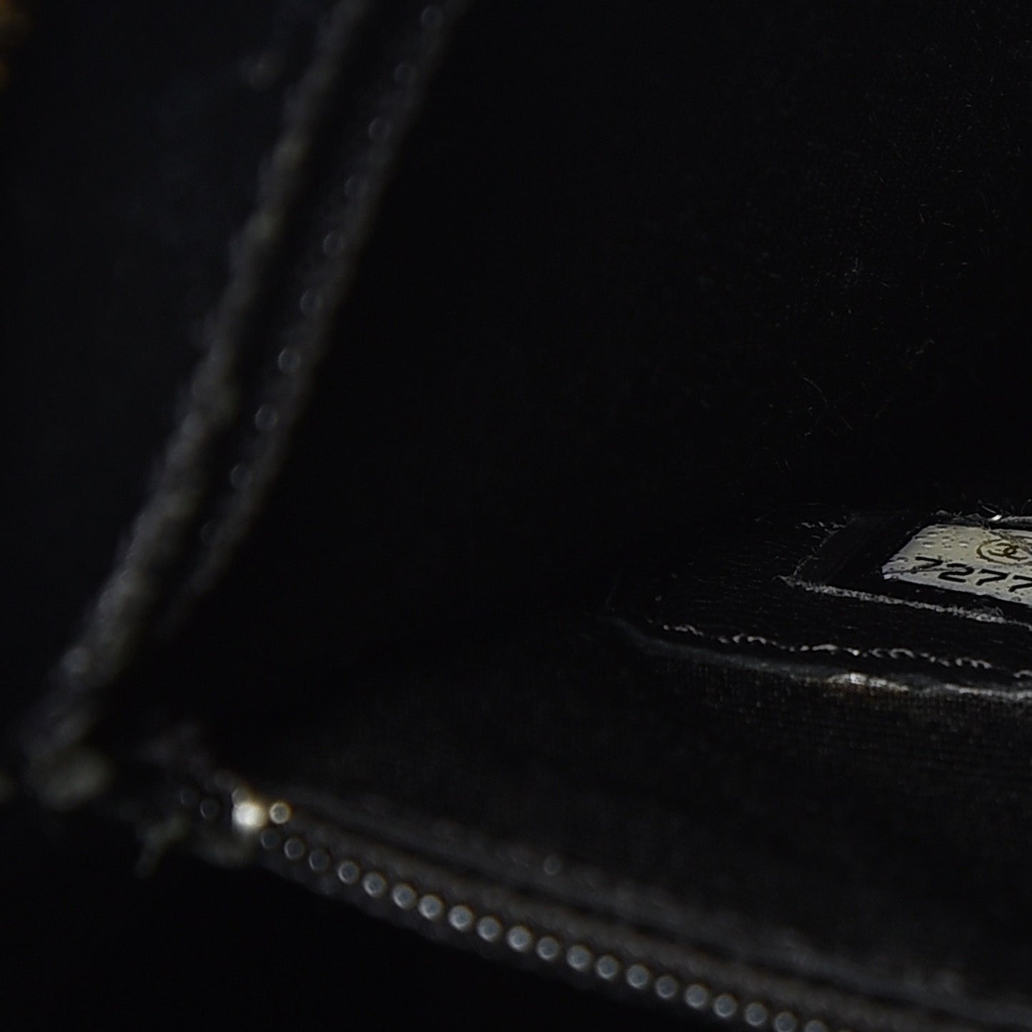 Caviar Quilted Medallion Tote Black