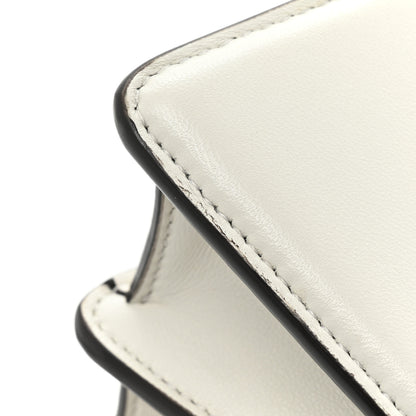 Fendi Shiny Nappa Petite Peekaboo I SEE U Satchel White 11 of 13