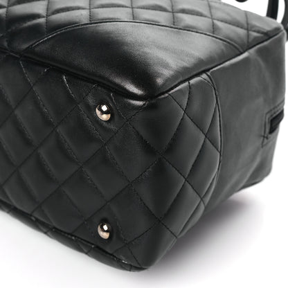 Chanel Calfskin Quilted Large Cambon Bowler Black 9 of 9