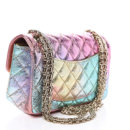 Chanel Metallic Goatskin Quilted Mini 2.55 Reissue Flap Multicolor 2 of 10