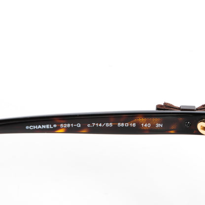 Chanel Butterfly Charms Sunglasses 5281 Tortoise 5 of 6