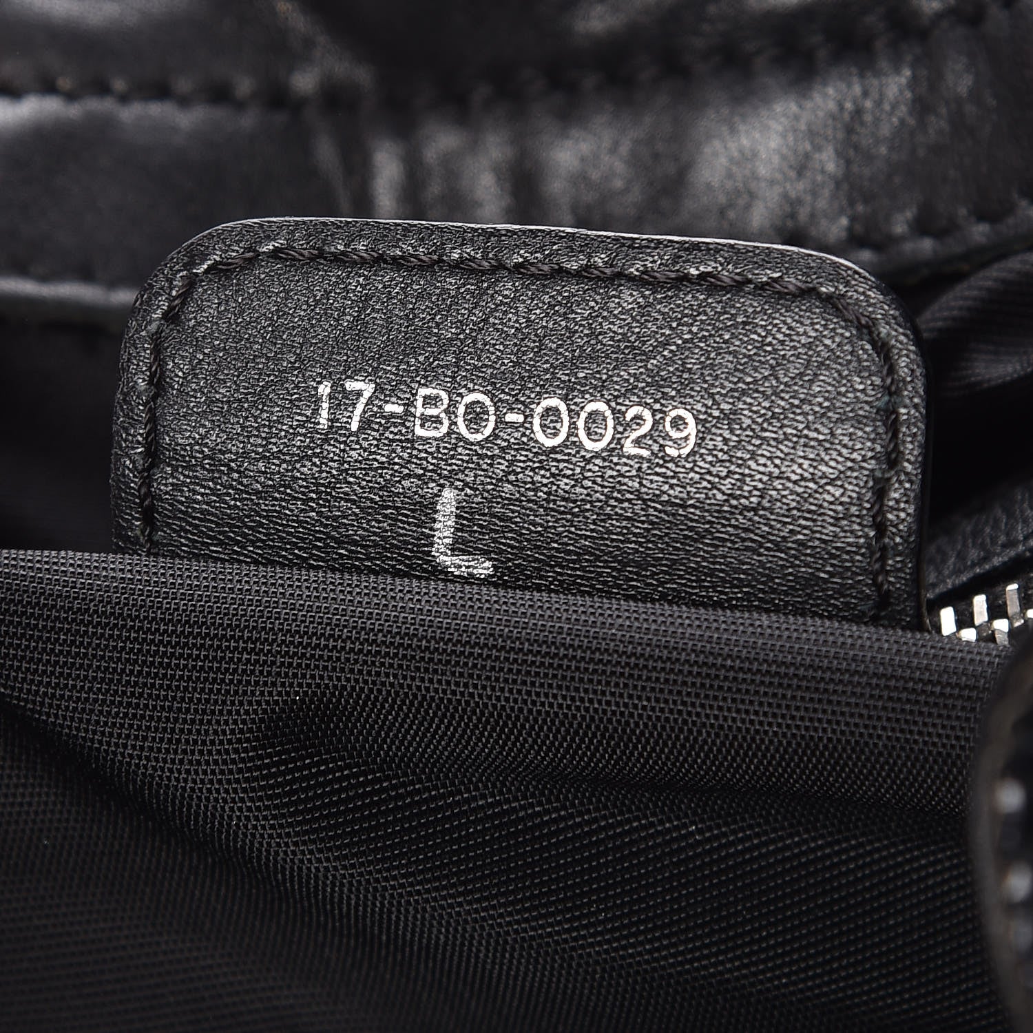 Christian Dior Lambskin Medium Le Trente Tote Black 7 of 11