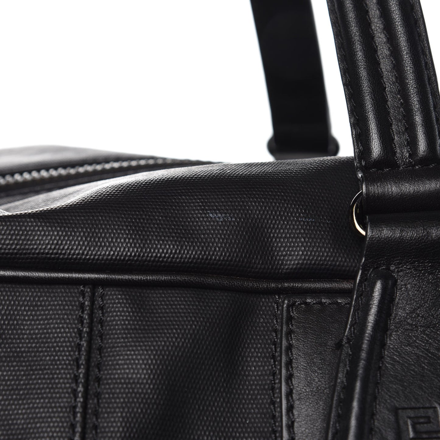 Canvas Calfskin Nightingale Duffle Black