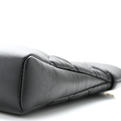 Chanel Aged Calfskin Quilted Mini 31 Shopping Bag Black 10 of 11
