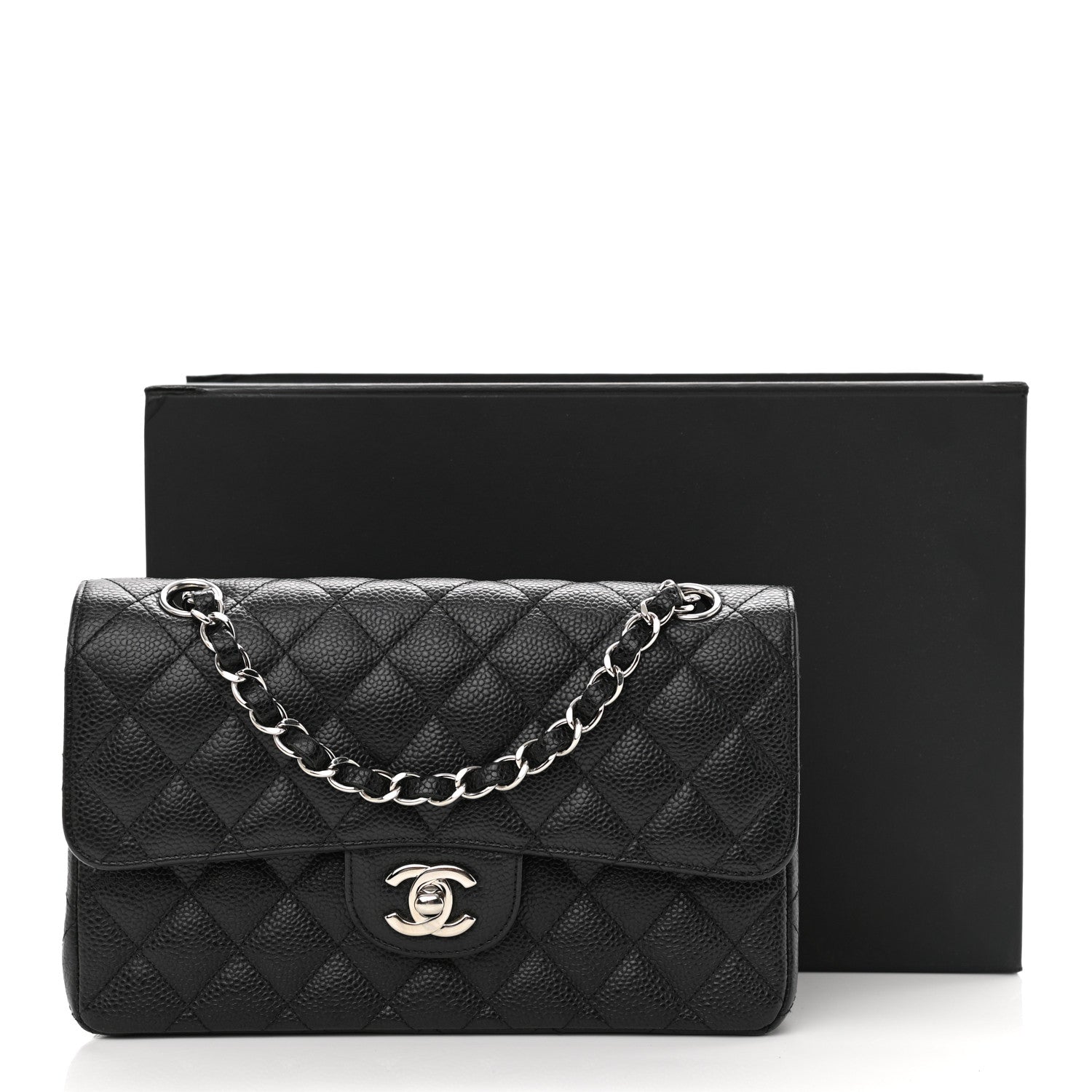 Chanel Caviar Quilted Small Double Flap Black 12 of 12