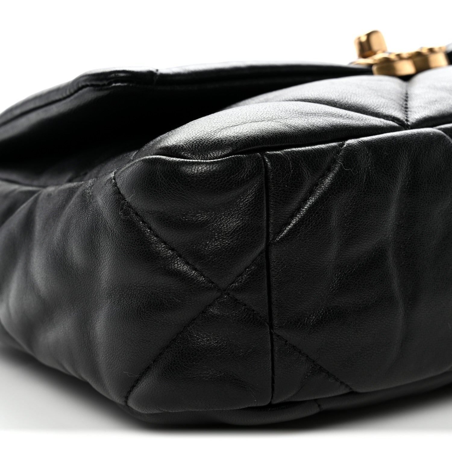 Chanel Lambskin Quilted Medium Chanel 19 Flap Black 9 of 10