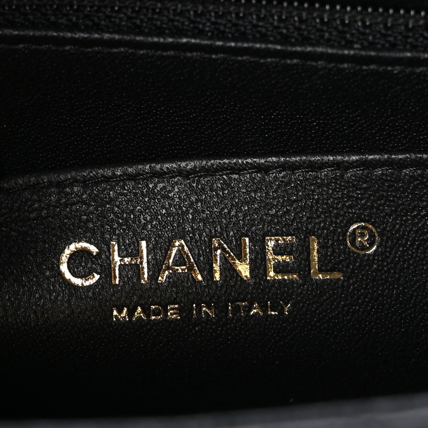 Lambskin Quilted Mini Rectangular Flap Black