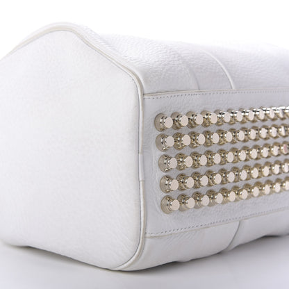Alexander Wang Pebbled Lambskin Rocco White Gold Hardware 6 of 10