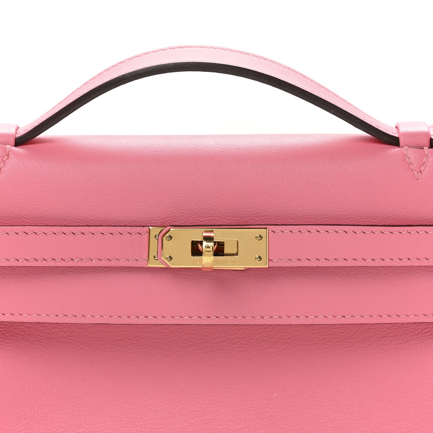Swift Kelly Pochette Clutch Rose Azalee