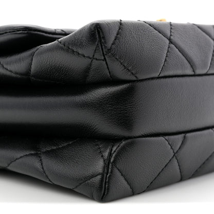 Chanel Calfskin Quilted Belt Chain Flap Black 9 of 11