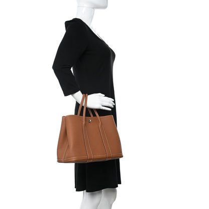 Hermes Vache Country Garden Party 30 TPM Gold 2 of 10