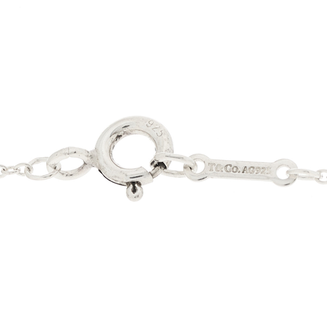 Sterling Silver Paloma Picasso Double Loving Heart Pendant Necklace