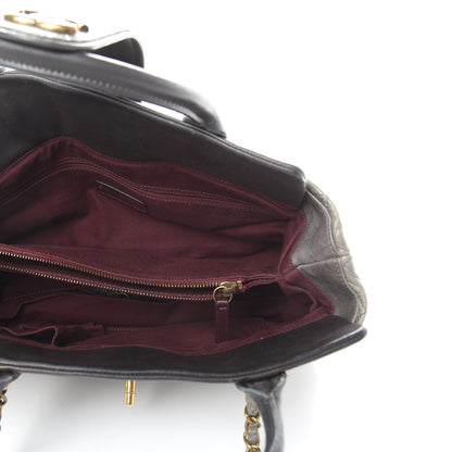 Chanel Glazed Calfskin Stingray Bindi CC Tote Grey 5 of 16