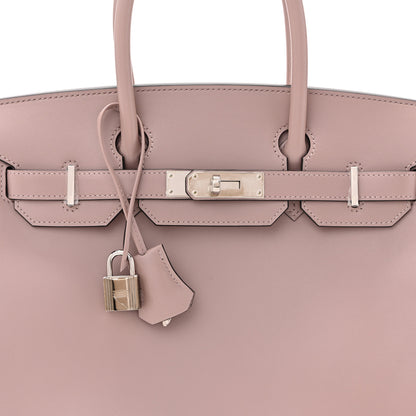 Hermes Veau Tadelakt Birkin 30 Glycine 8 of 11