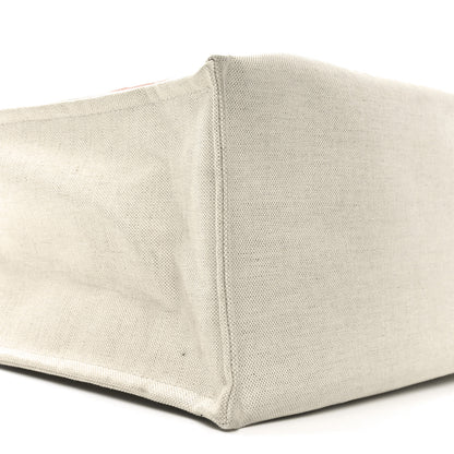 Gucci Canvas Calfskin Logo Print Large Tote Bag Brown 11 of 12