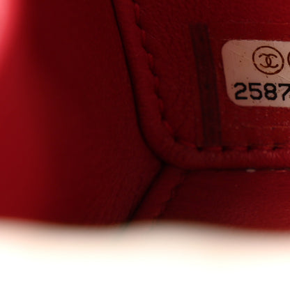 Chanel Resin Enamel CC Shopping Container Minaudiere Clutch  Black White Red 7 of 10