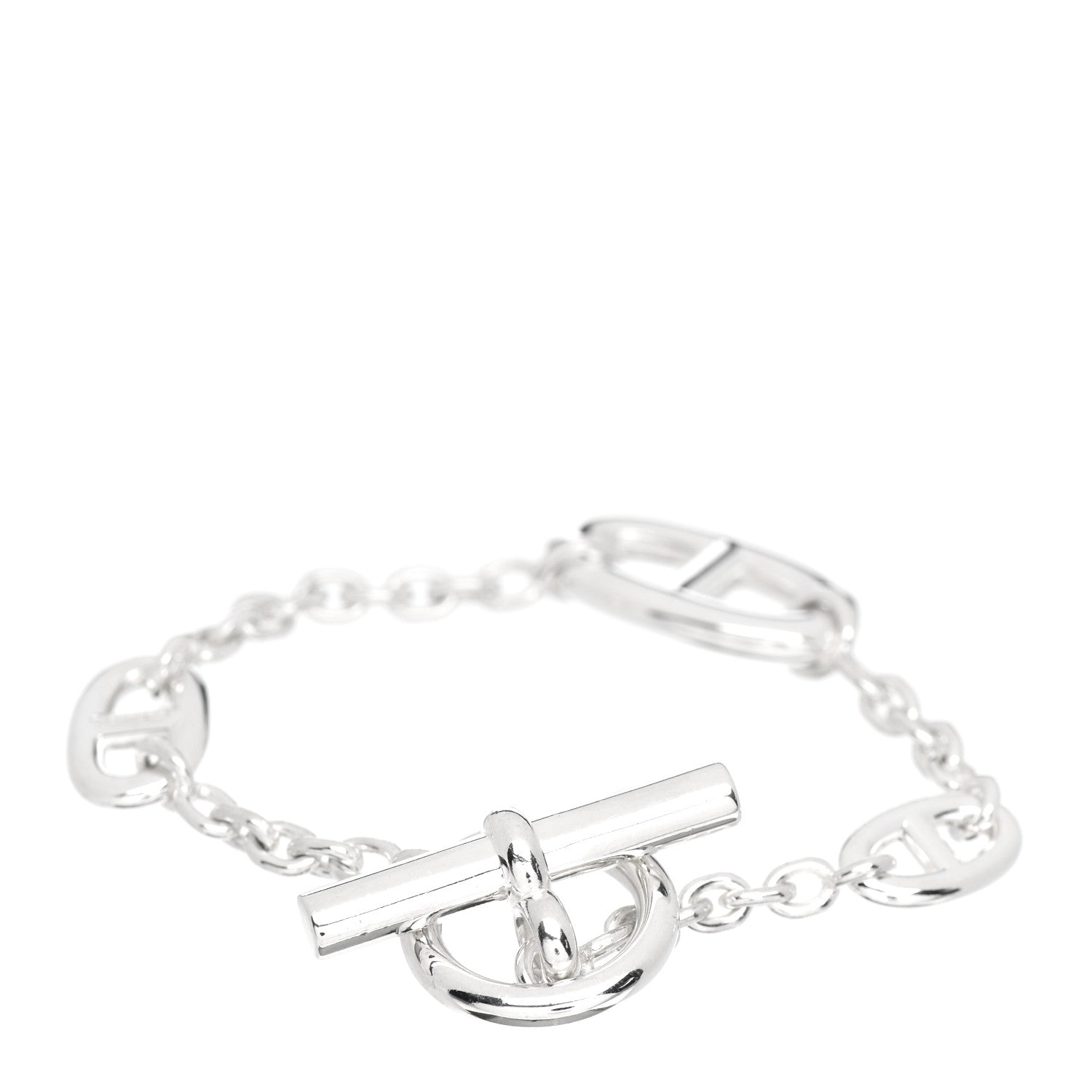 Hermes Sterling Silver Farandole Bracelet 3 of 4