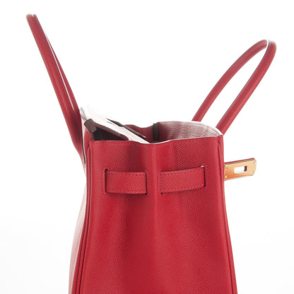 Hermes Epsom Birkin 30 Rouge Casaque 15 of 25