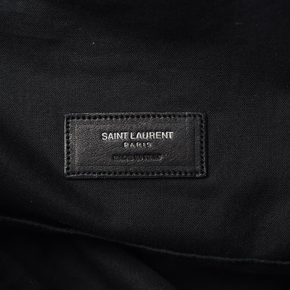 Saint Laurent Calfskin Delave Backpack Black 6 of 9