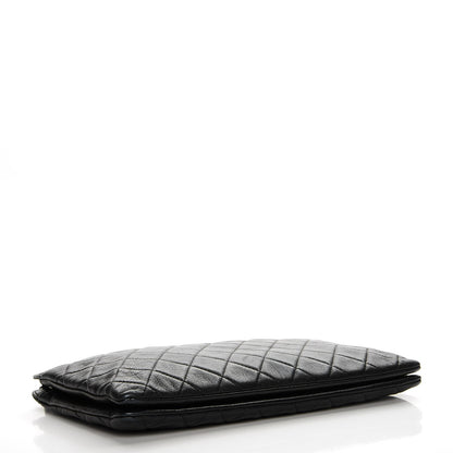 Chanel Calfskin Quilted Small Zipped Boy Pouch Black 4 of 12