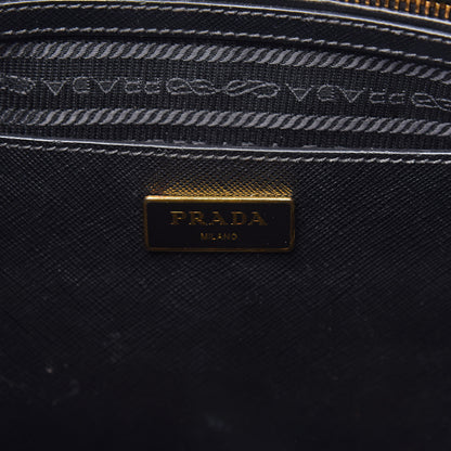 Prada Saffiano Medium Galleria Double Zip Tote Black 8 of 10