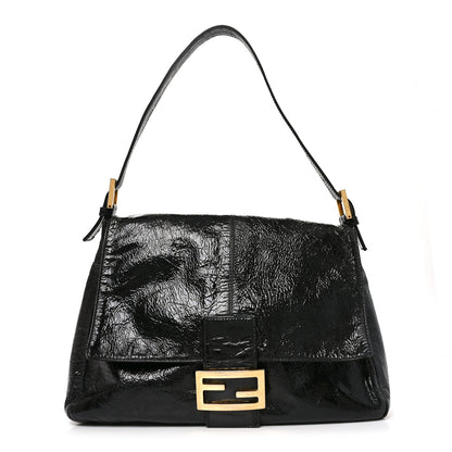 Fendi Patent Mama Baguette Black 1 of 10