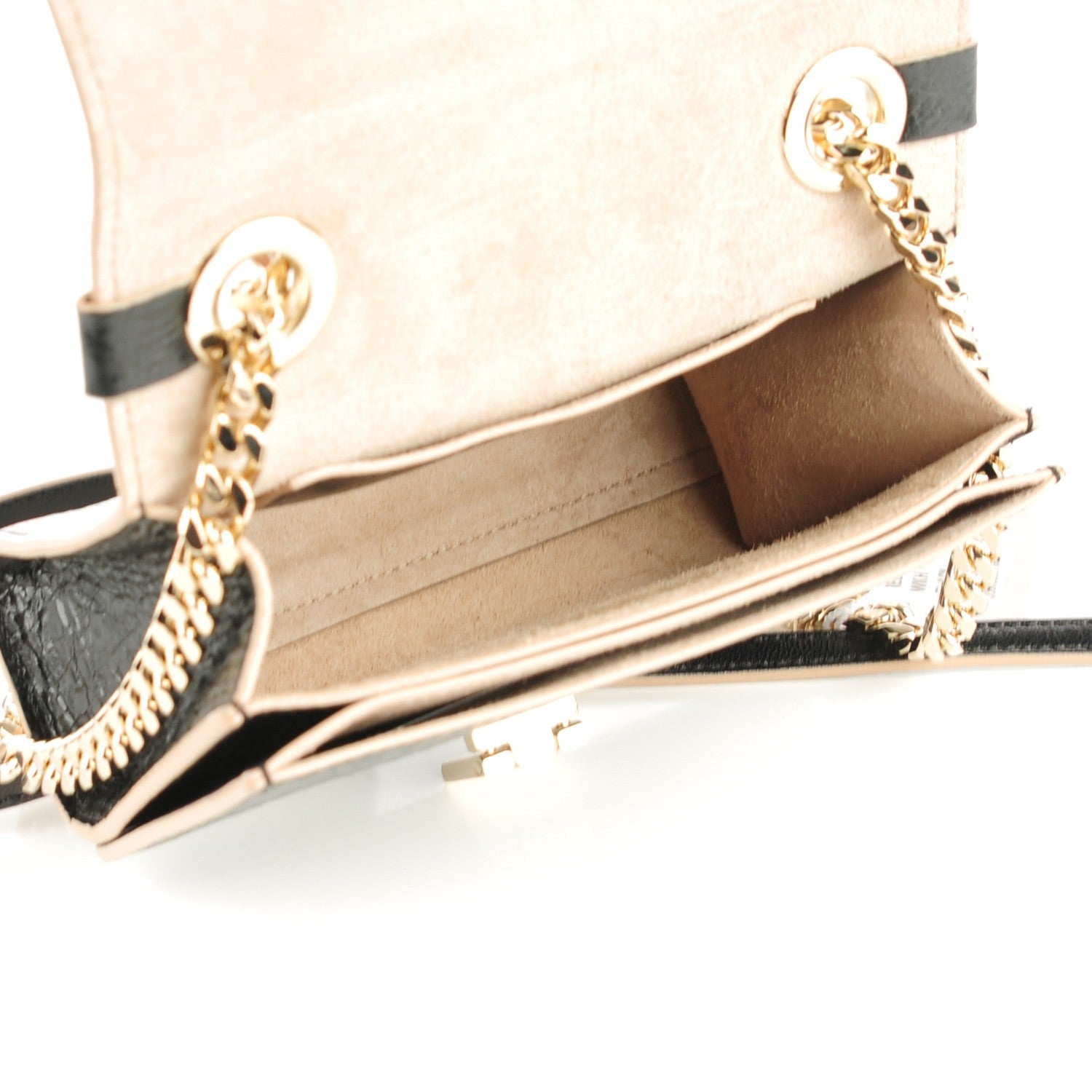 Jimmy Choo Washed Crinkled Calfskin Mini Rebel Crossbody Bag Black 5 of 7