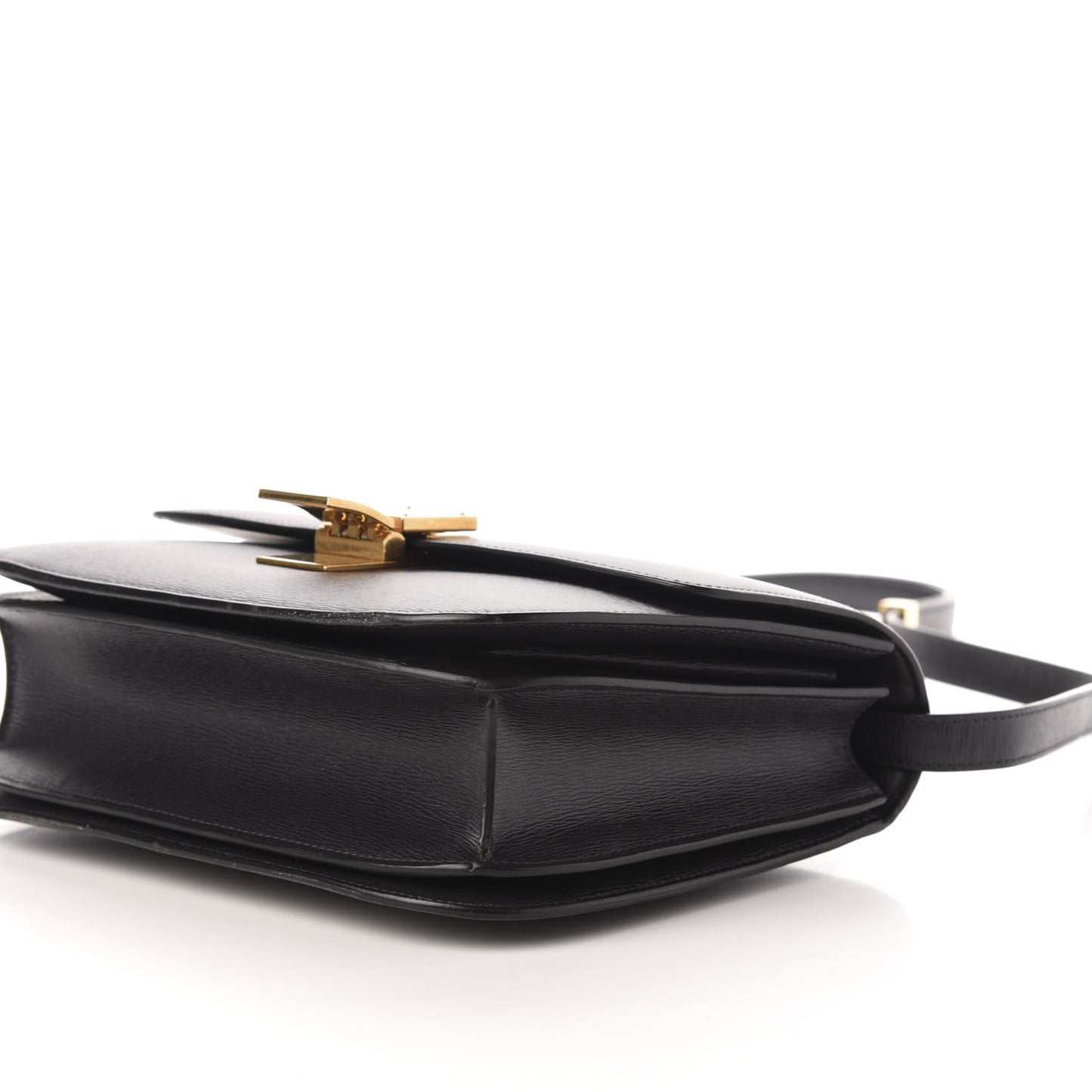 Liege Calfskin Medium Classic Box Flap Bag Anthracite