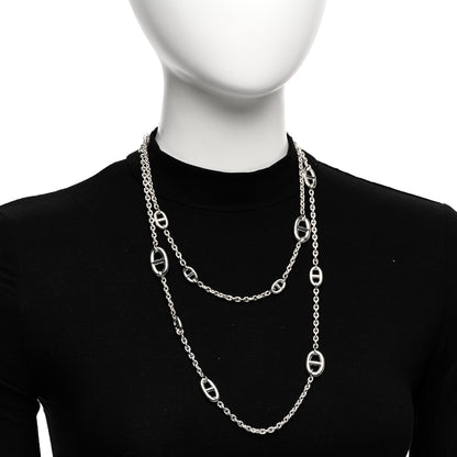 Hermes Sterling Silver Farandole Necklace 120 2 of 5
