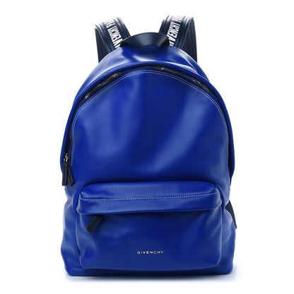 Givenchy Smooth Calfskin Small Logo Backpack Royal Blue 1 of 9