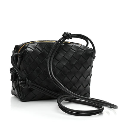 Bottega Veneta Nappa Intrecciato Mini Loop Camera Bag Black 2 of 6