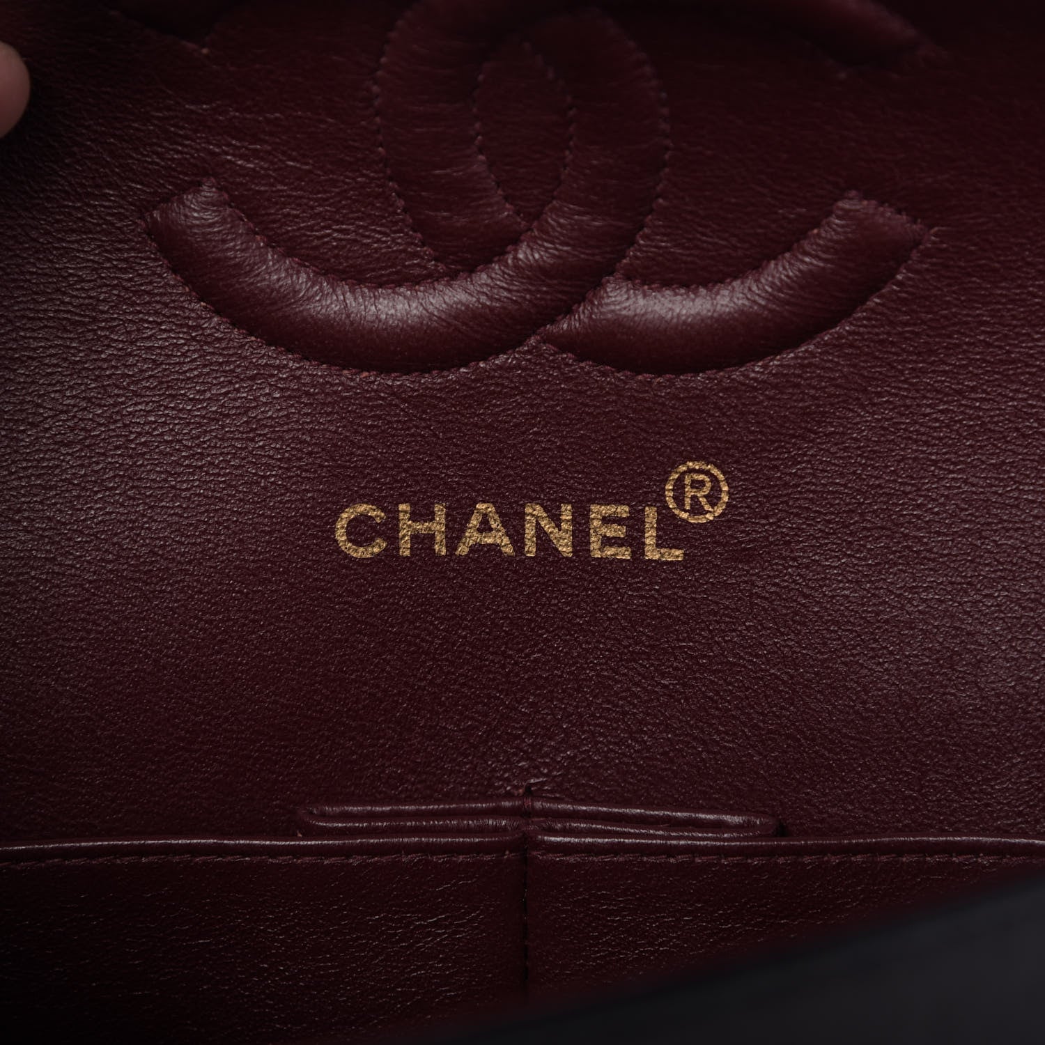 Chanel Lambskin Quilted Medium Double Flap Black 8 of 10