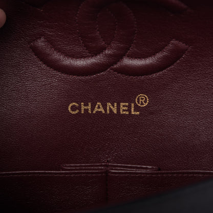 Chanel Lambskin Quilted Medium Double Flap Black 8 of 10
