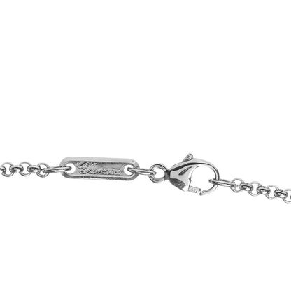 Chopard 18K White Gold 3 Happy Diamonds Cross Pendant Necklace 5 of 6