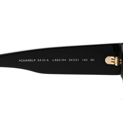 Chanel Acetate Round Sunglasses 5410 Black 5 of 8