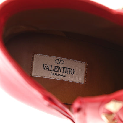 Valentino Garavani Calfskin Rockstud 85mm Ankle Booties 41 Rouge Pur 8 of 10