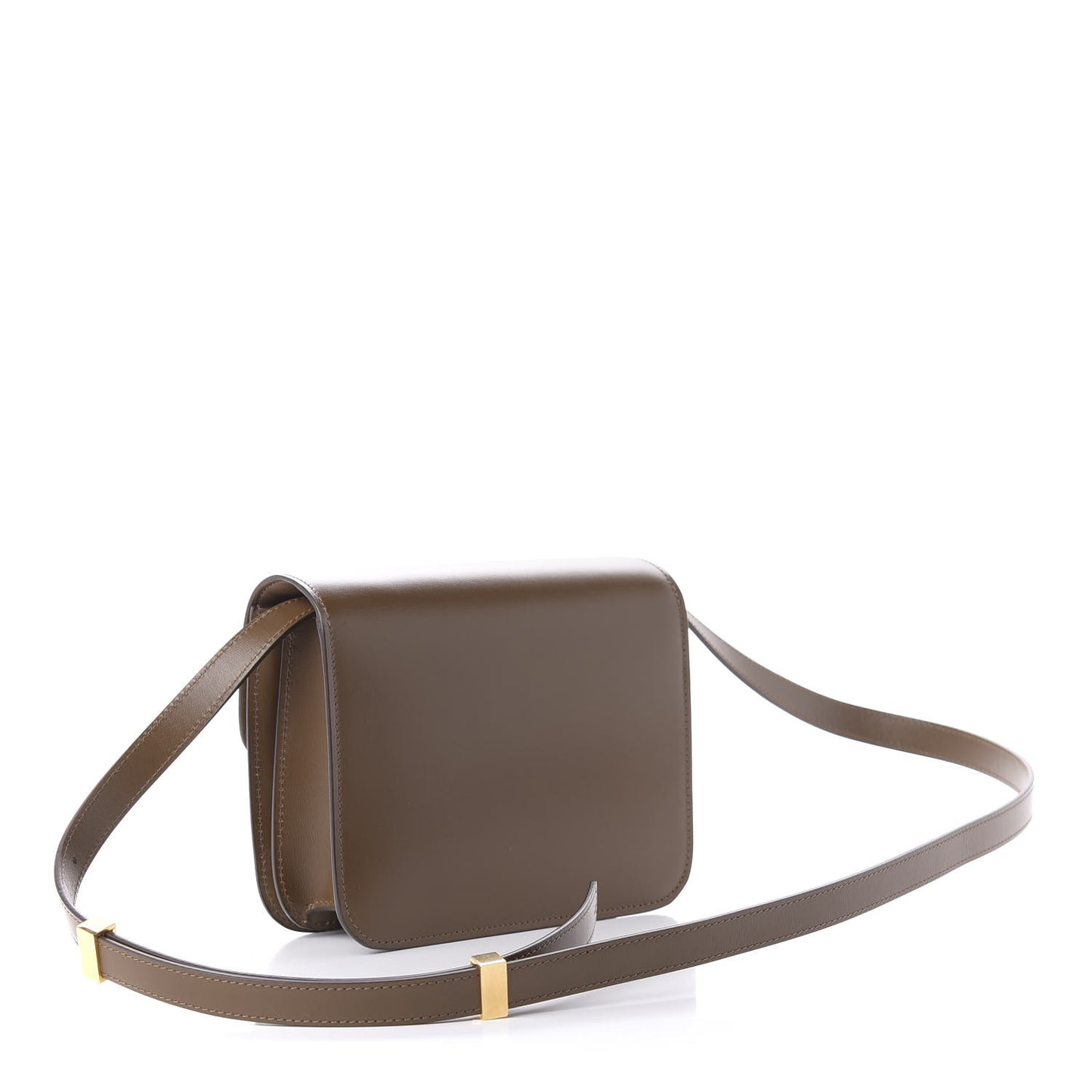 Box Calfskin Small Classic Box Flap Bag Camel