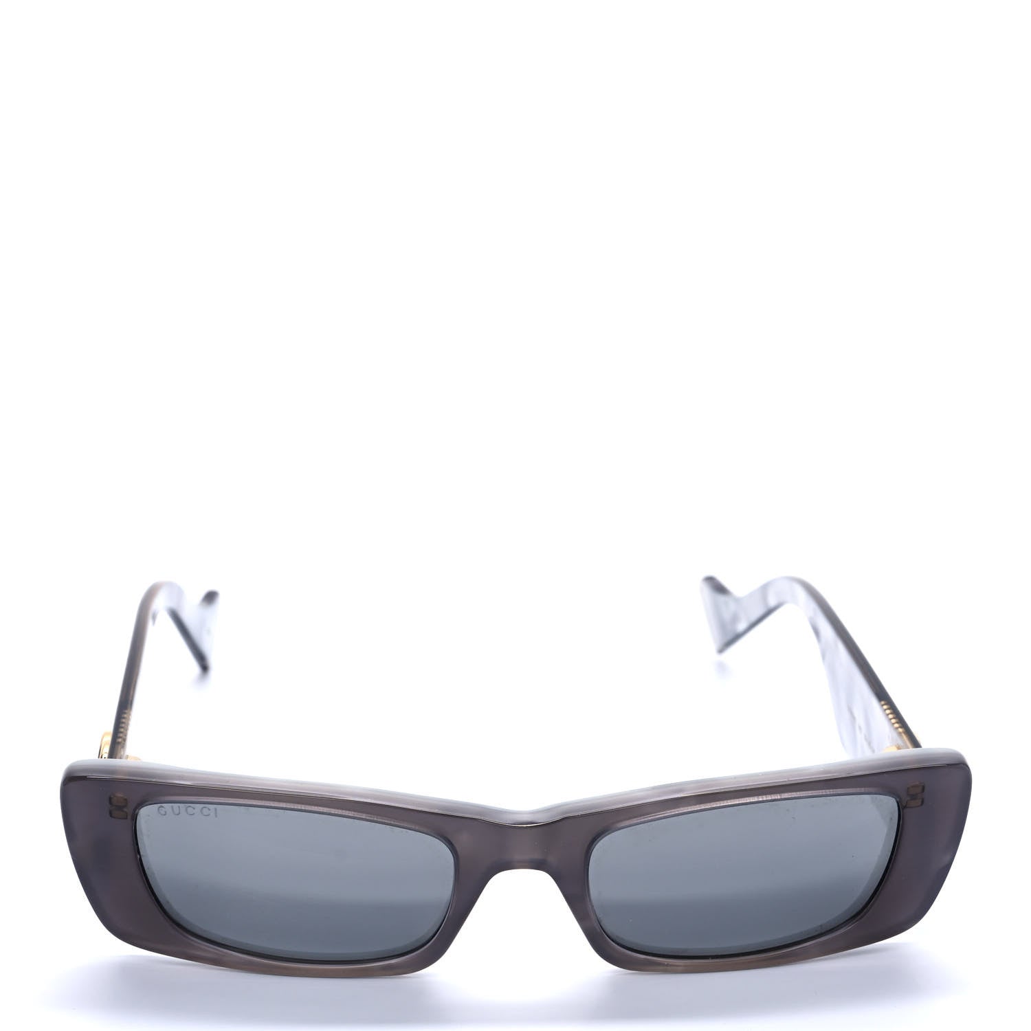 Gucci Acetate Rectangular GG0516S Sunglasses Grey Gold 2 of 9