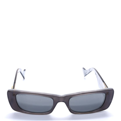 Gucci Acetate Rectangular GG0516S Sunglasses Grey Gold 2 of 9