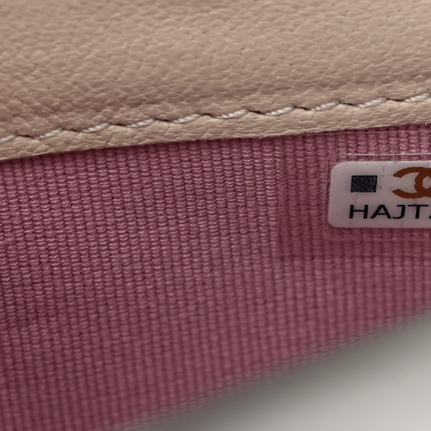 Chanel Lambskin Quilted Flap Phone Holder With Chain  Black Beige Multicolor 9 of 13