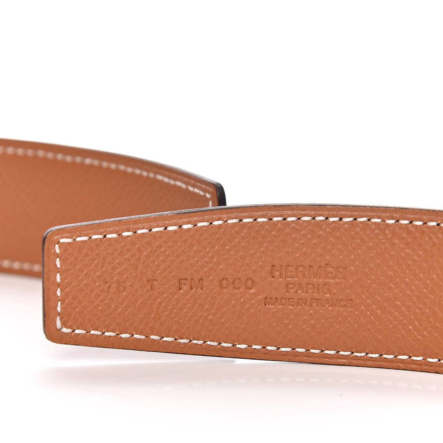 Swift Epsom 32mm H Belt 75 Black Gold