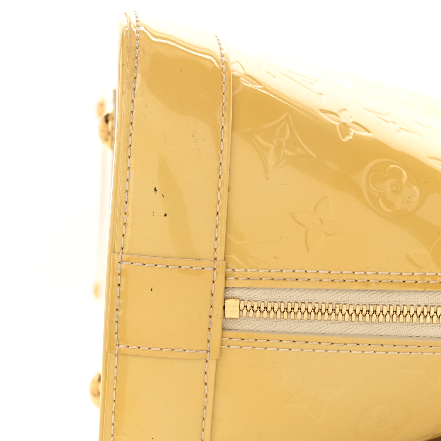 Louis Vuitton Vernis Alma GM Blanc Corail 17 of 17