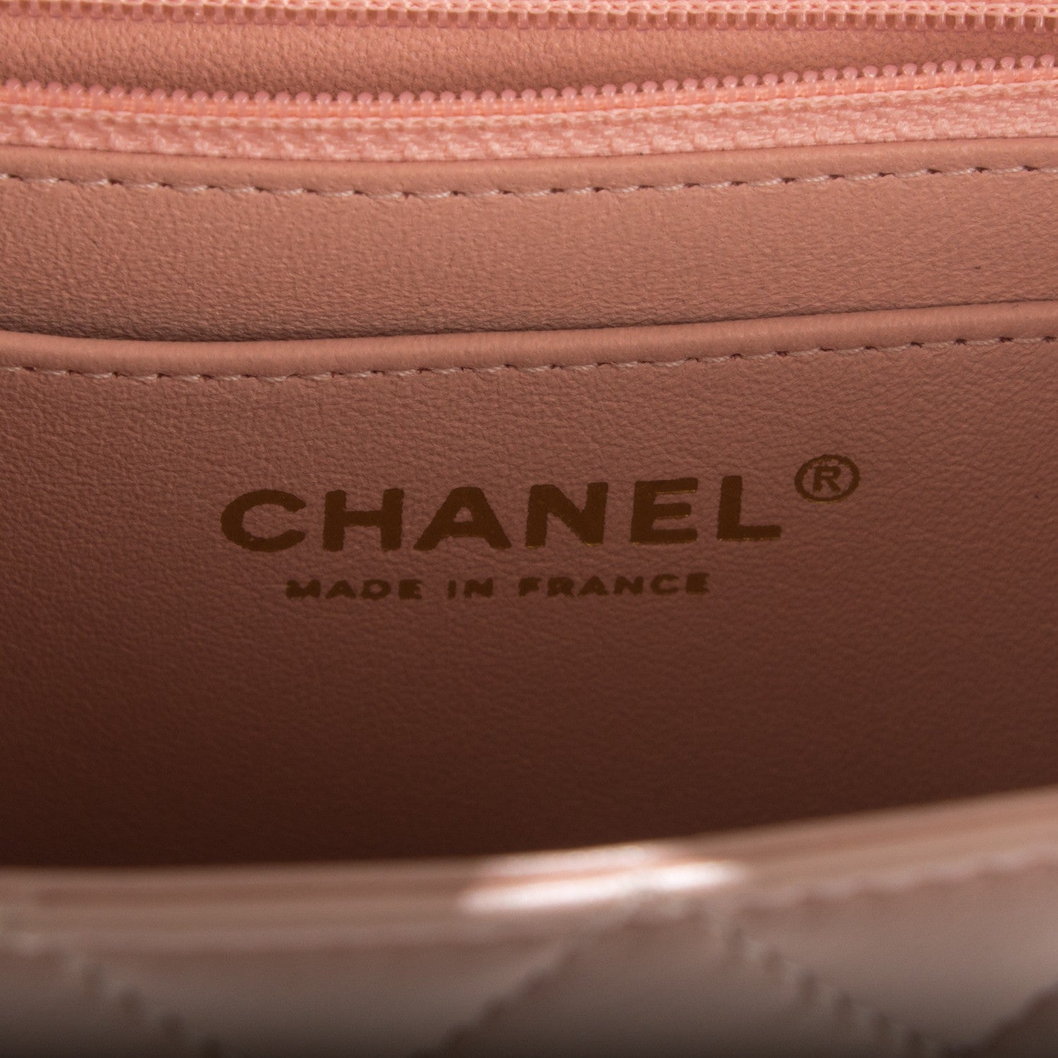 Chanel Lambskin Quilted Mini Rectangular Flap Light Pink 7 of 8