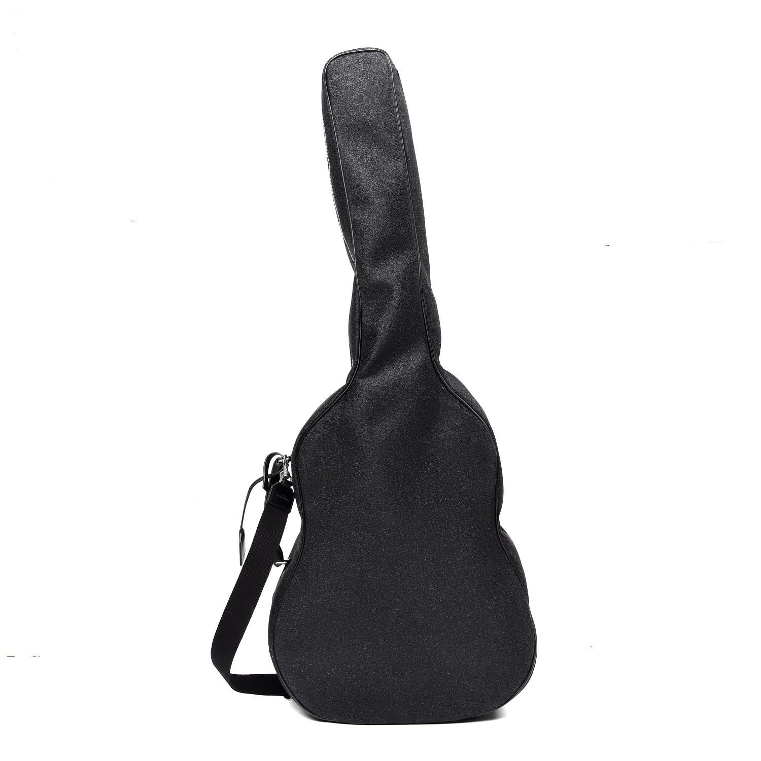 Saint Laurent Glitter Canvas Guitar Case Black 1 of 7