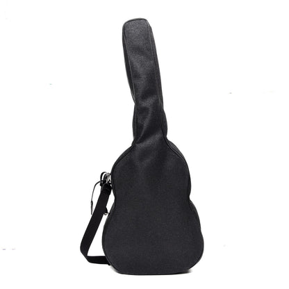 Saint Laurent Glitter Canvas Guitar Case Black 1 of 7