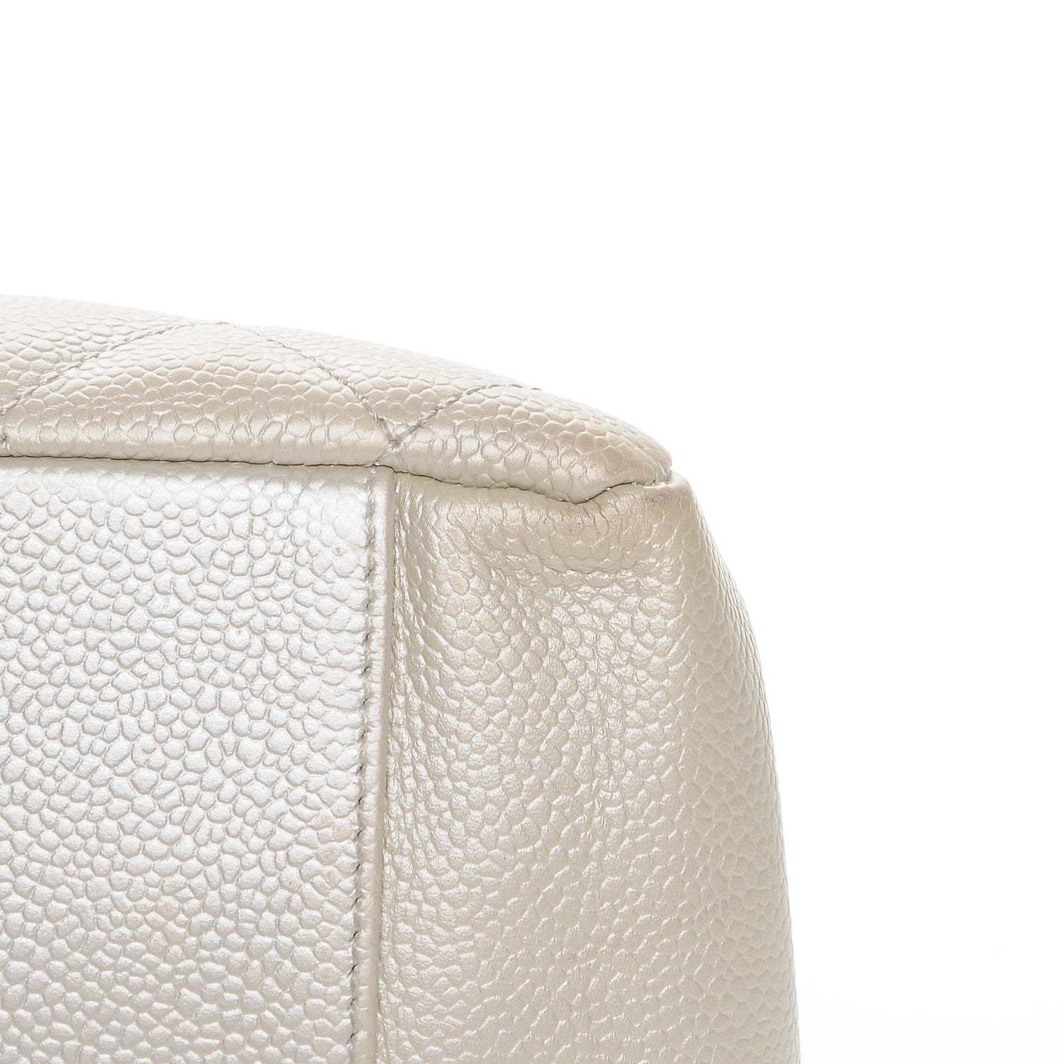 Chanel Caviar Quilted Grand Shopping Tote GST Pearl 9 of 11
